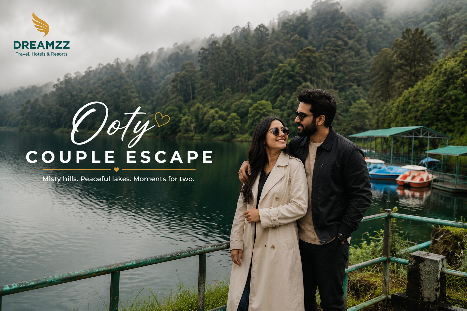 Ooty Couple Escape — Ooty tour package