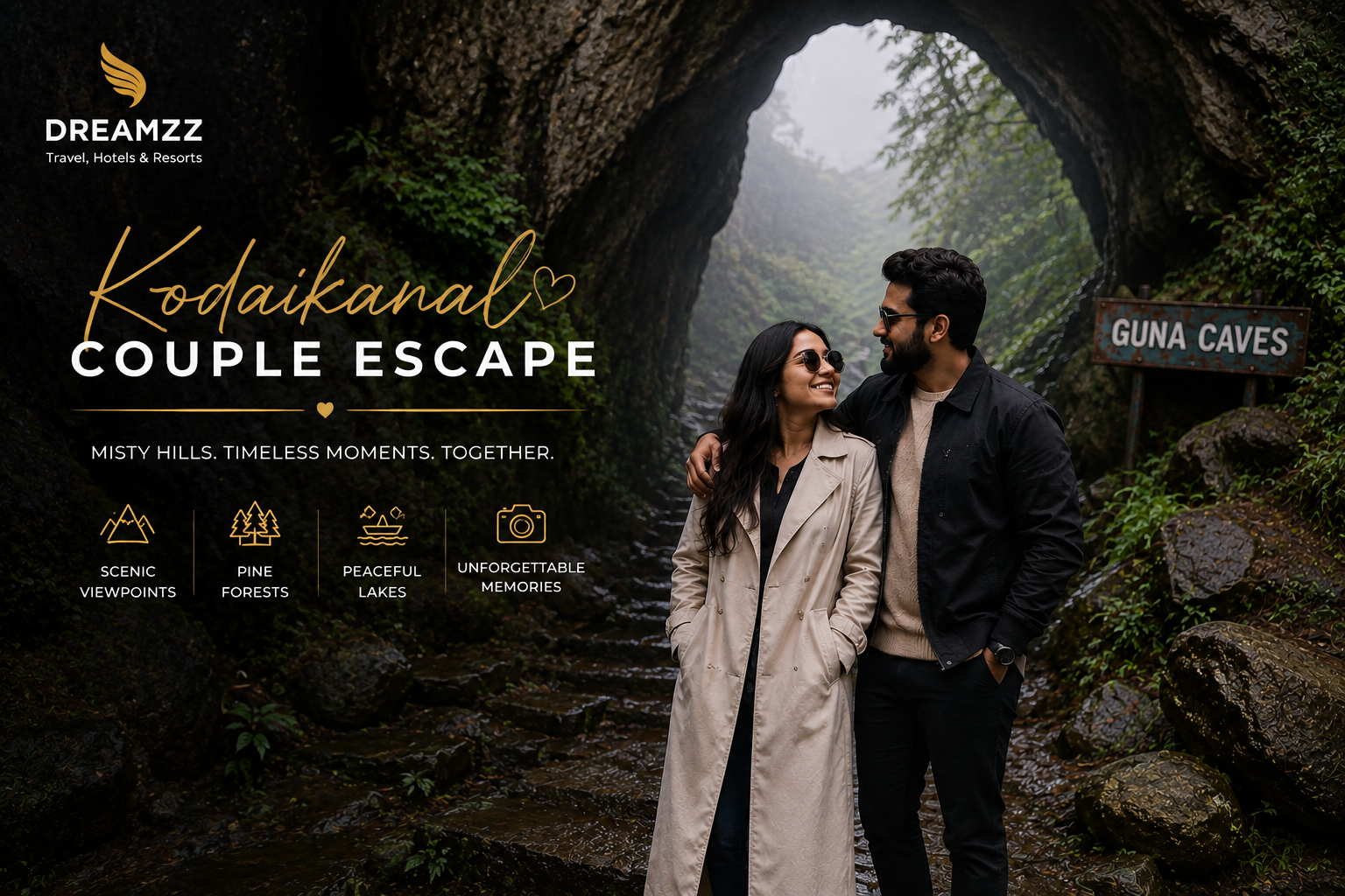 Kodaikanal Couple Escape — Kodaikanal tour package